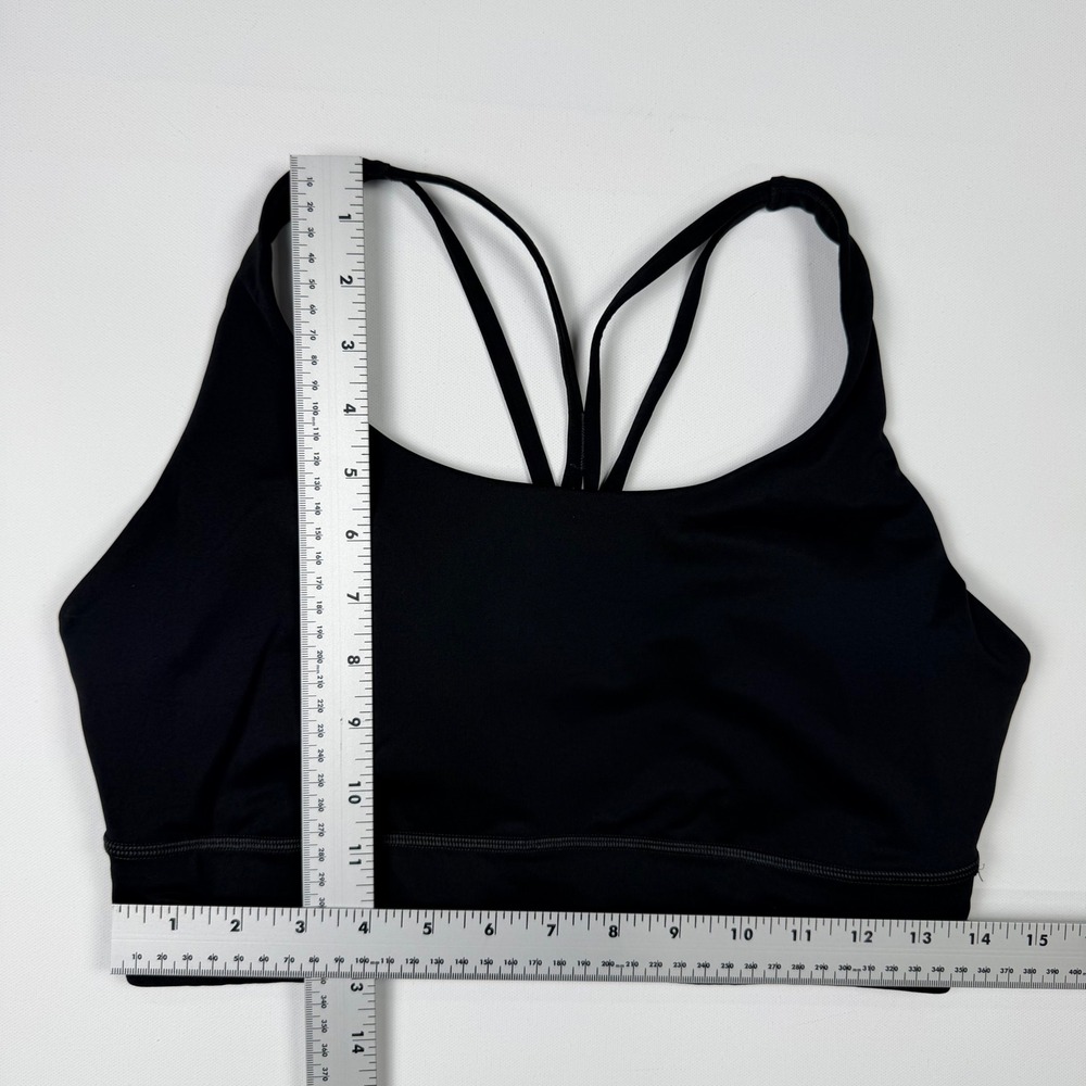 CALIA Sports Bra Women Large Black Excellent Strappy Back WAX14712 - Picture 8 of 10